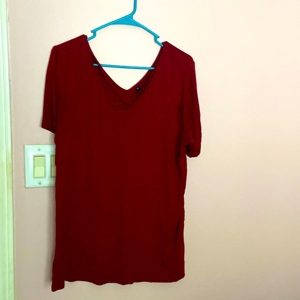 Red Maroon shirt